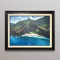 <B>*NEW*</b> Hidden Beach 30x40 Framed Original Oil by <b>*NEW ARTIST*</b><br>Rodel <a></a>Gonzalez