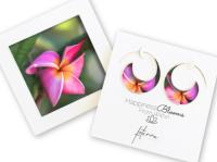 Pink Plumeria SS Earrings by Foterra Jewelry <! aesthetic>