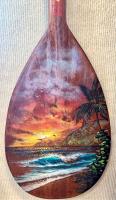 <b>*NEW*</b> The Islands of Aloha 8x36 Original Oil on Paddle by Deen Garcia <! local>