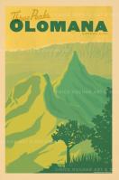 Olomana Three Peaks (Oahu) Framed Giclee by Nick Kuchar <! local> <! aesthetic>