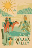 Kaaawa Valley (Oahu) Framed Giclee by Nick Kuchar <! local> <! aesthetic>