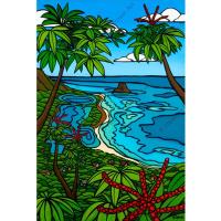 Moli'i Fishpond LE Giclee by Heather Brown <! local>