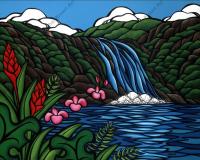 Waimea Falls LE Giclee by Heather Brown <! local>