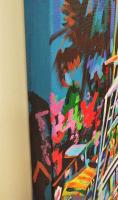 <b>*NEW*</b> Hana Pa'a Kona 24x36 Original Acrylic Painting on Gallery Wrapped Canvas by Camile Fontaine <! local>