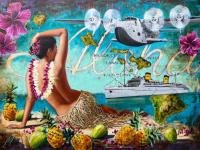 Tropical Dream Enhanced Giclee by Shawn Mackey