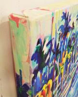 <b>*NEW*</b> Tiki Time @Keauhou Harbor 24x36 Original Acrylic Painting on Gallery Wrapped Canvas by Camile Fontaine <! local>