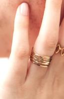 Celeste Wrap Vermeil Gold Ring sz 7 by Kiele Jewelry <! local> <! aesthetic>