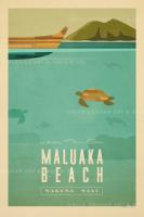 Maluaka Beach (Maui) Framed Giclee by Nick Kuchar <! local> <! aesthetic>