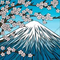 Mt. Fuji LE Giclee by Heather Brown <! local>