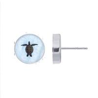 Sea Turtle SS Stud Earrings by Foterra Jewelry <! aesthetic>