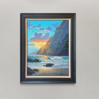 <b>*NEW*</b> Golden Paradise 30x40 Framed Original Oil by <b>*NEW ARTIST*</b><br>Rodel <a></a>Gonzalez