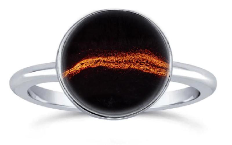 Lava Flow SS Ring Sz 7 by Foterra Jewelry <! aesthetic>