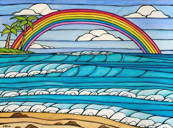 Daydream Rainbow 11x14 Aluminum Print by Heather Brown <! local>