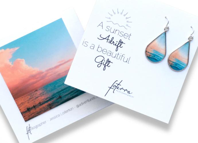 Sunset Gift SS Earrings by Foterra Jewelry <! aesthetic>