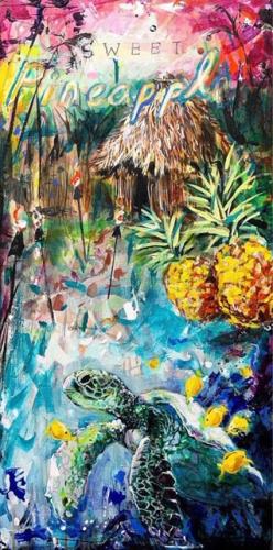 Little Grass Shack Giclee by Shawn Mackey