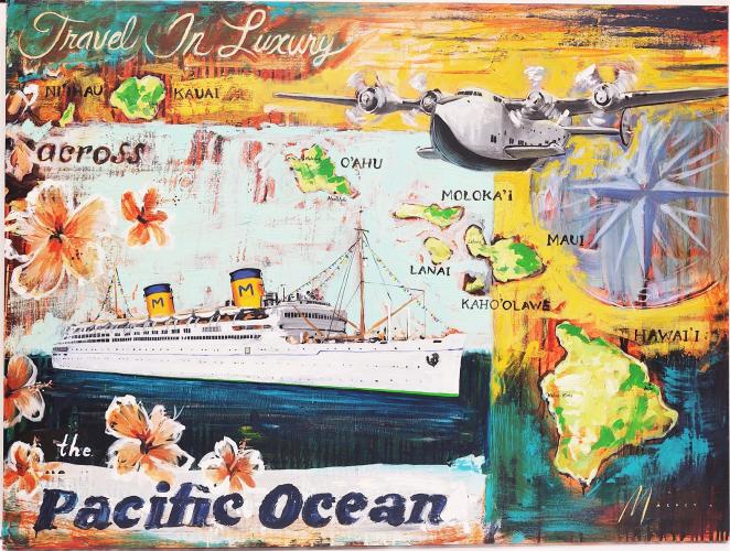 Golden Age 36x48 Giclee by Shawn Mackey