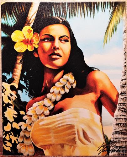 Leilani 11x14 Giclee (Floor Display) HC (Add $50 to ship) by Garry Palm <! local>