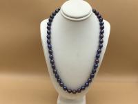 <b>*NEW*</b> Iridescent 7mm Pearl Knotted Necklace 16-Inch w/14k White Gold Fishhook Clasp by Pat Pearlman <! local>