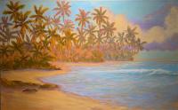 Mystery Cove 30x48 Original Oil by Dan Young <! local>