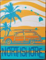 North Shore 12x16 GW Canvas Giclee by Aloha Art