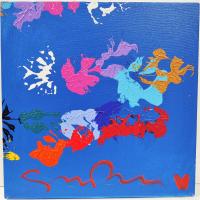 Coral 12x12 Acrylic by Simon Bull <! aesthetic>