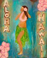 Hawaii Dreams 16x20 Original Acrylic by <b>*NEW ARTIST*</b><br>Olivia <d></d>Belle <! local>