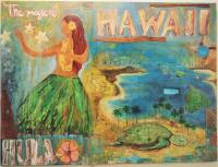 <b>*NEW*</b> The Magic of Hawaii 36x48 Original Mixed Media by <b>*NEW ARTIST*</b> <br>Olivia <b></b>Belle <! local>