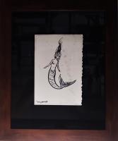 <b>*NEW*</b> Mermaid 6x9 Framed Drawing by Robert Wyland