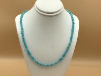 <b>*NEW*</b> Bright Blue Ethiopian Opal Nugget SS Necklace 18.5-Inch by Pat Pearlman <! local>