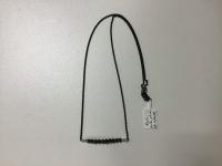 <b>*NEW*</b> Black Diamond 4ct SS Necklace 17-Inch Rhuthenium Chain by Pat Pearlman