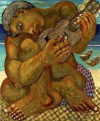 Kanaka Uke Rolled Giclee by Avi Kiriaty <! local>