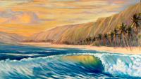 Golden Shores Original by Dan Young <! local>