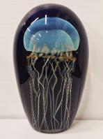 Moon Jellyfish Seascape #151222 by Richard Satava
