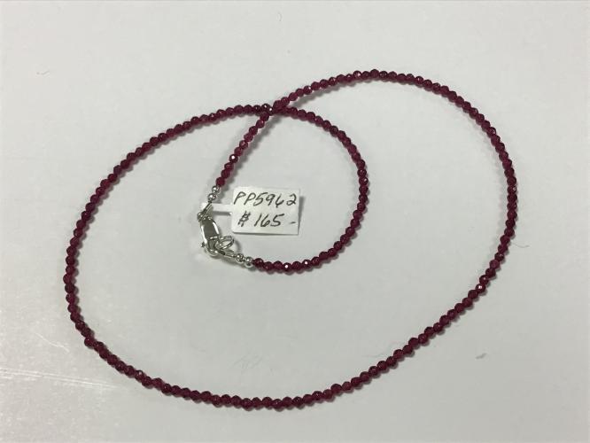 Ruby SS Necklace 17-Inch by Pat Pearlman <! local>