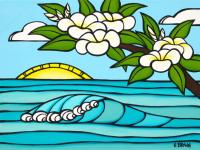 Plumeria Sunrise LE Giclee by Heather Brown <! local>