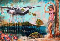 Aloha Clipper Enhanced Giclee by Shawn Mackey