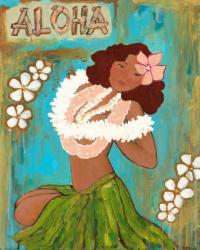 <b>*NEW*</b> Aloha Wahine Giclee by <b>*NEW ARTIST*</b> <br>Olivia <b></b>Belle <! local>