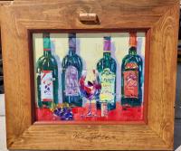Wine Lifestyle 15x12 Framed Oil by Roman Czerwinski <! local>