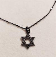 Star of David Spinel SS Necklace by Genesis Collection