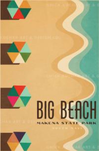 Big Beach (Maui) Framed Giclee by Nick Kuchar <! local> <! aesthetic>