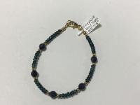 <b>*NEW*</b> Sapphire & Blue Topaz GF Bracelet by Pat Pearlman <! local>