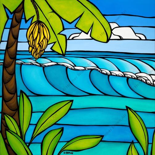 Banana Tree LE Giclee by Heather Brown <! local>