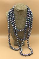 <b>*NEW*</b> Iridescent Pearl Knotted Necklace 72-Inch by Pat Pearlman <! local>