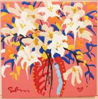 Little Pink Lilly 20x20 Acrylic by Simon Bull <! aesthetic>