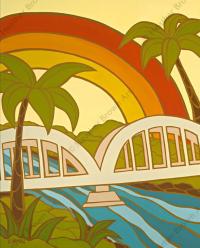 Rainbow Bridge LE Giclee by Heather Brown <! local>