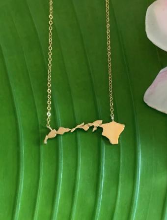 Across the Hawaiian Islands GF Necklace by Kiele Jewelry <! local> <! aesthetic>