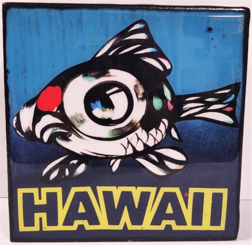 Mini Hawaii Fish Box 5.5 x 5.5 (2 Designs) by J Ha