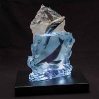 Polar Seas LE Lucite Sculpture [Original Price: $7,990] by Robert Wyland