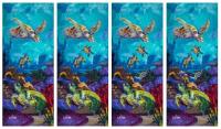 Honu Family 14x34 LE Customizable Giclee by Steve Barton