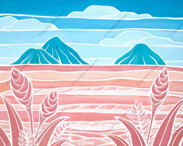 Lanikai Holiday LE Giclee by Heather Brown <! local>